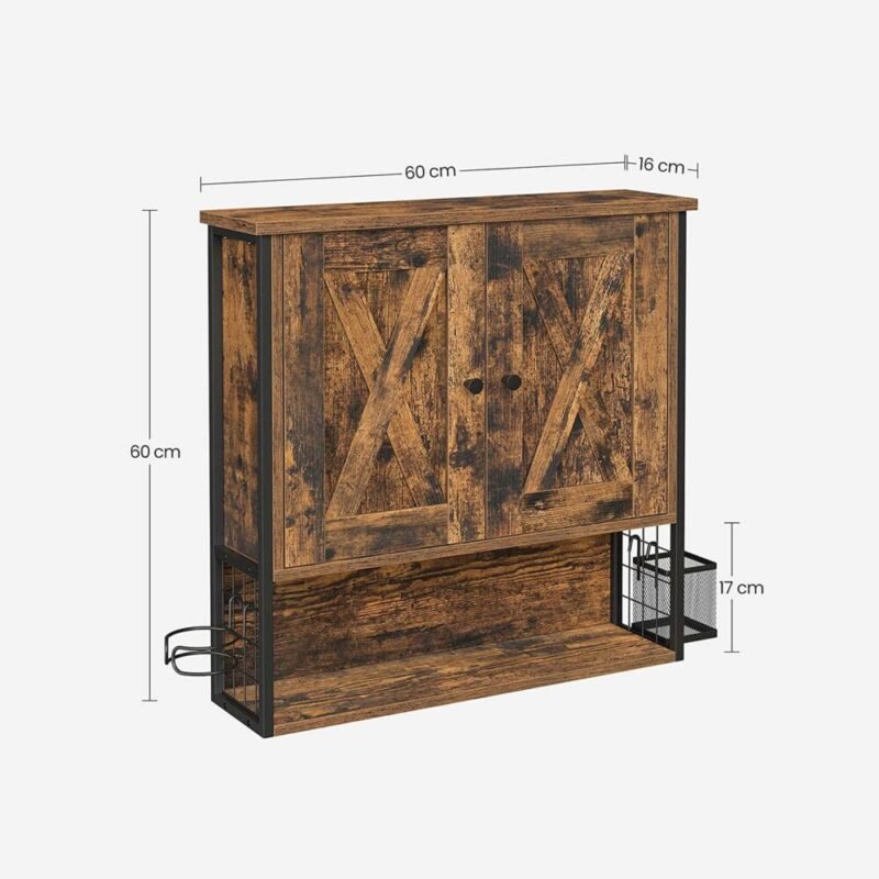 Badezimmerschrank Wandschrank Schrank TAVIRON – Bild 7