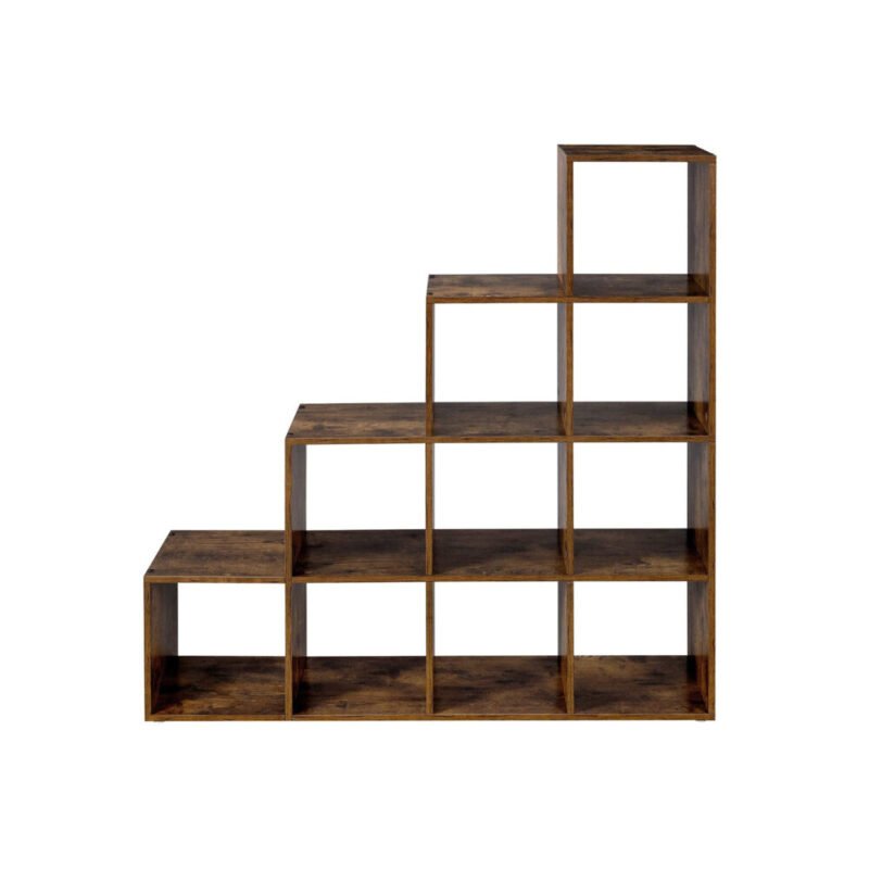 Bücherregal Treppenregal mit 10 Würfel-Fächern LENA – Bild 2