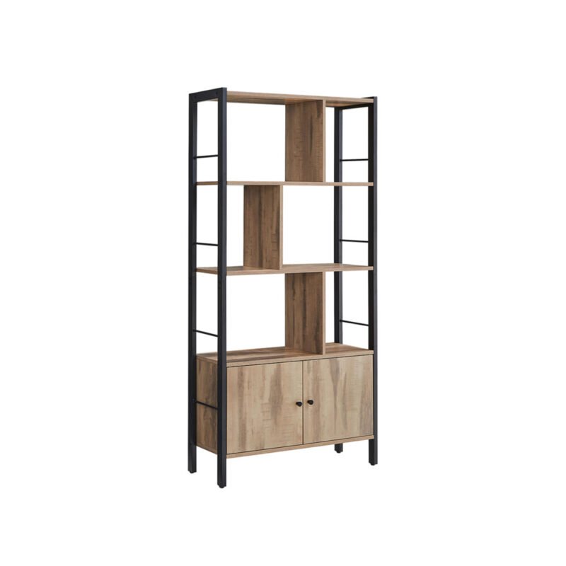 Bücherregal Bücherschrank mit 4 offenen Regalebenen NOVIO