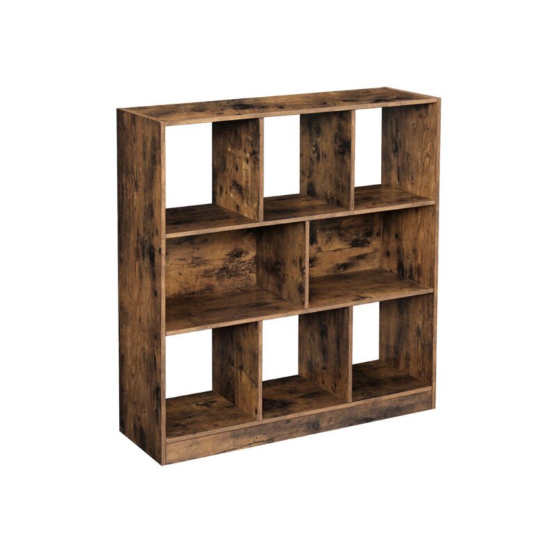 Bücherregal Raumteiler Regal Standregal aus Holz BALU