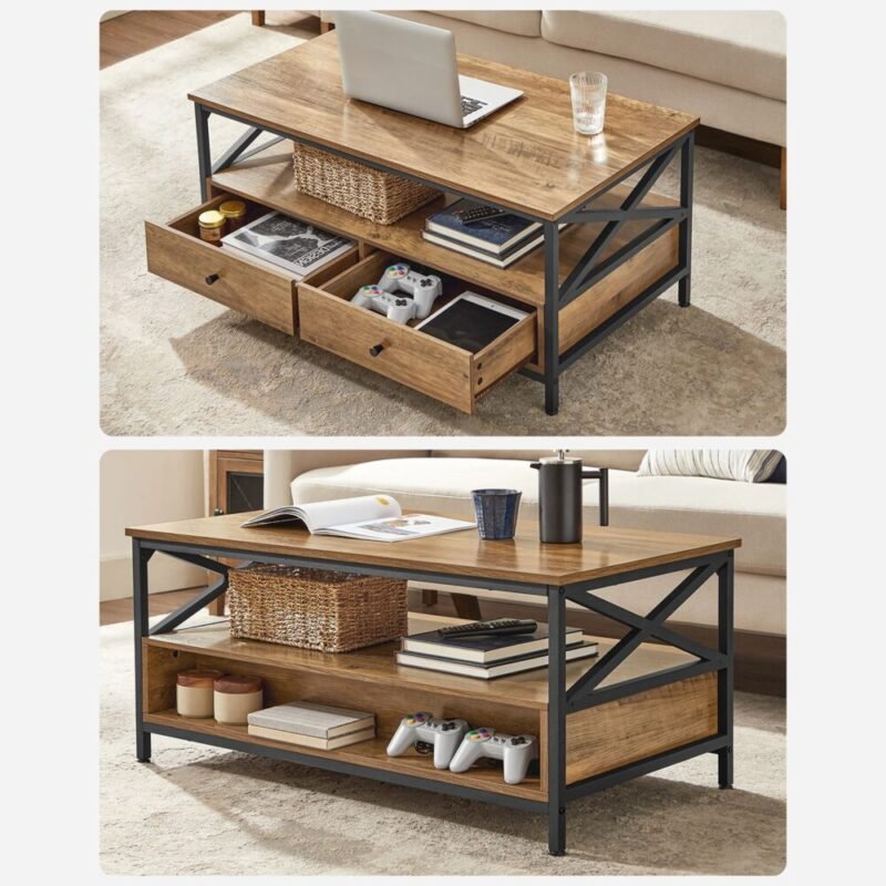 Couchtisch Wohnzimmertisch Sofatisch für Wohnzimmer mit TARA – Bild 4