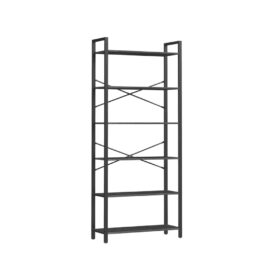 Bücherregal mit 6 Ebenen Aufbewahrungsregal SOFISTA