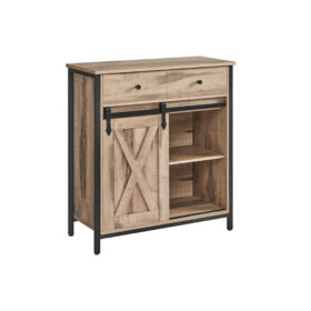 Beistellschrank Sideboard mit Regalebene und Schiebetür VALENTIS