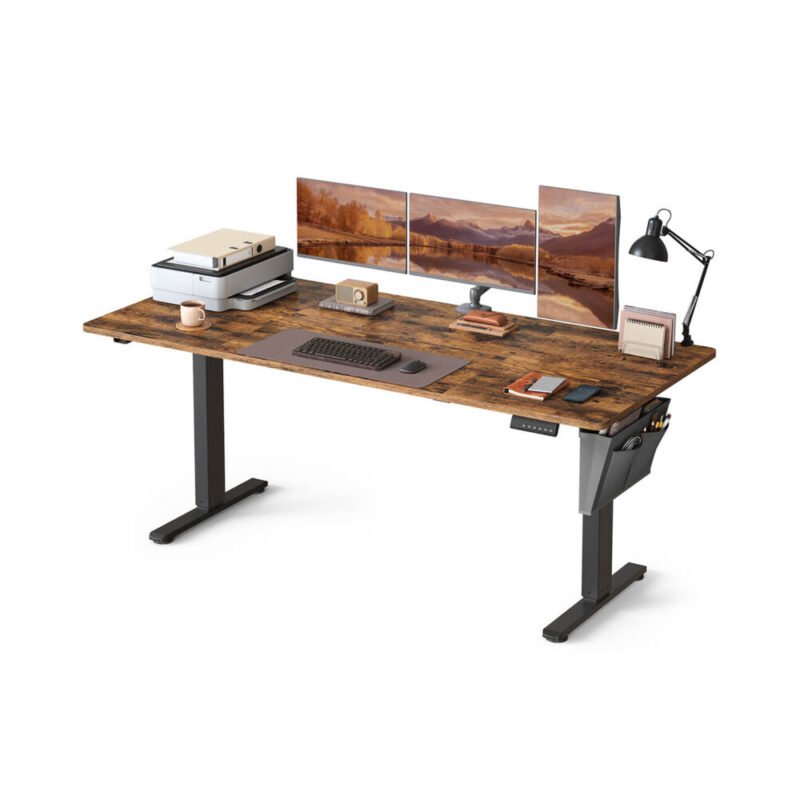 Höhenverstellbarer Schreibtisch elektrisch 180 x 80 cm FANTOM