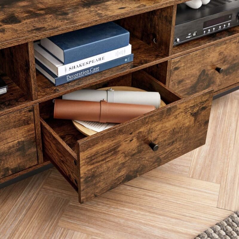 TV-Schrank Lowboard für Fernseher bis zu 65 Zoll NORVALE – Bild 5