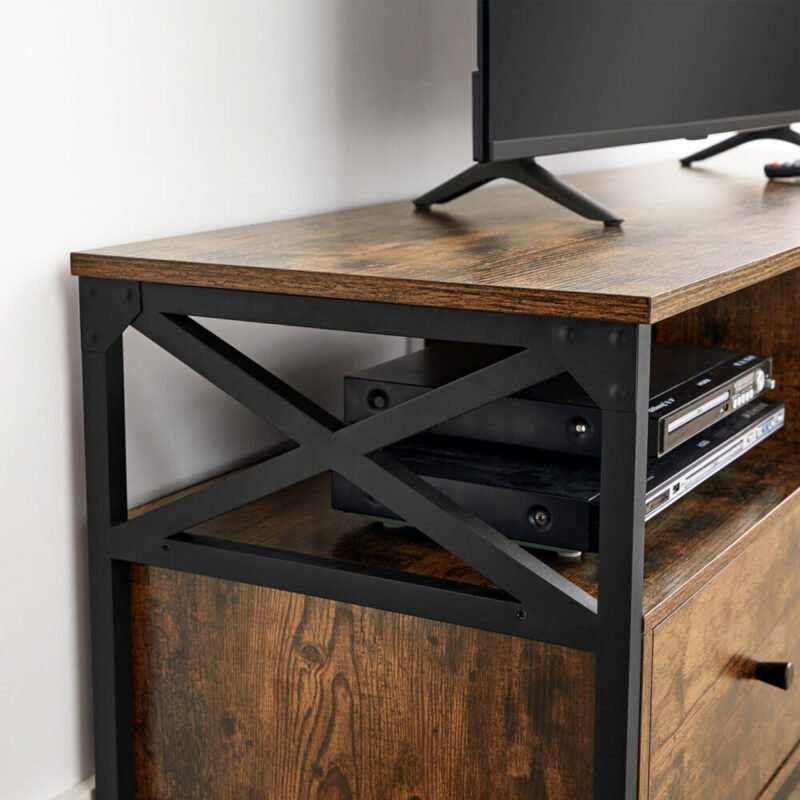 TV-Schrank Lowboard für Fernseher bis zu 65 Zoll NORVALE – Bild 6