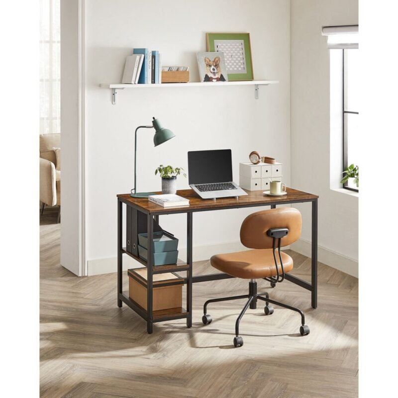 Computertisch Homeoffice mit Regalboden robust IMARI – Bild 2