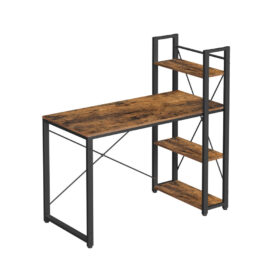 Schreibtisch Computertisch mit Regalen Homeoffice Büro NORIX