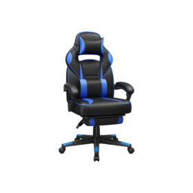 Gamingstuhl mit Kopfstütze Fussstütze ergonomisch ROVARO