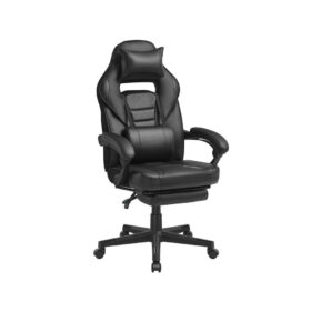 Gamingstuhl mit Kopfstütze Fussstütze ergonomisch ROVARO