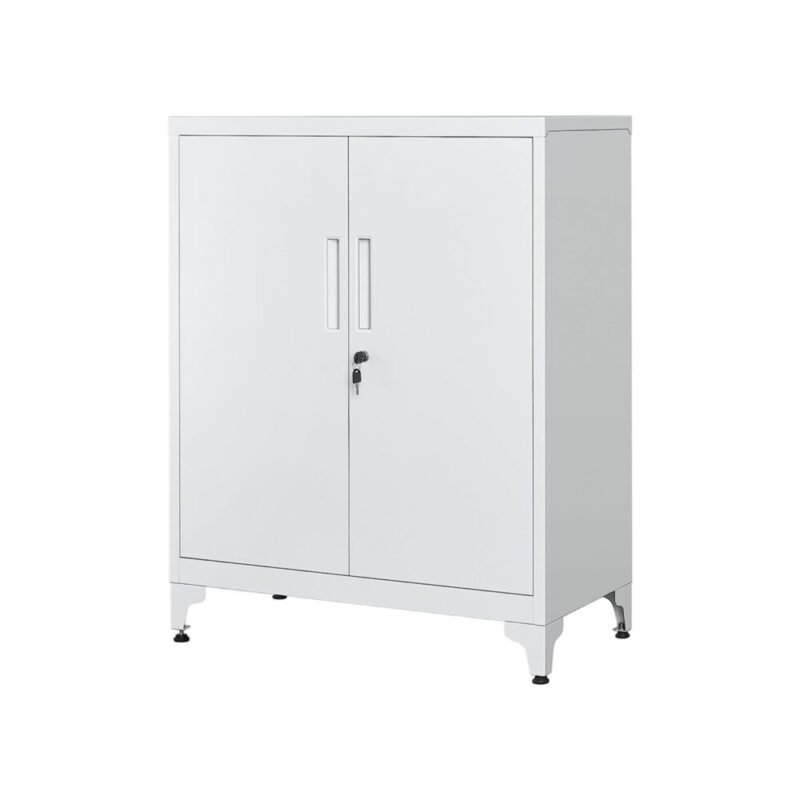 Aktenschrank Mehrzweckschrank Büroschrank aus Stahl ALENA