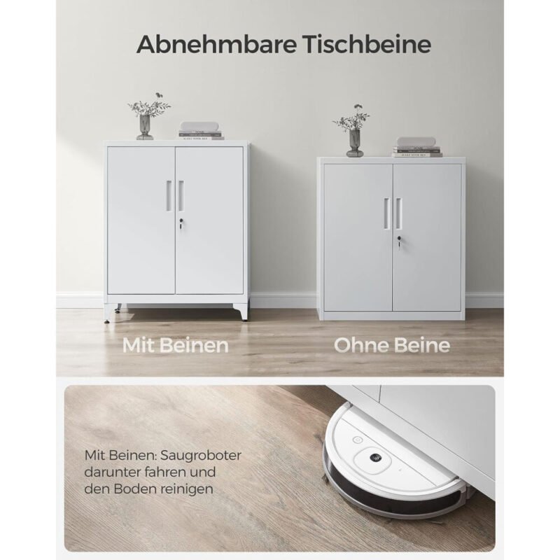 Aktenschrank Mehrzweckschrank Büroschrank aus Stahl ALENA – Bild 7
