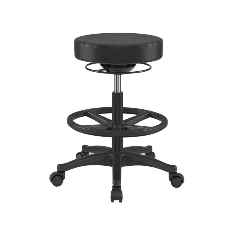 Bürohocker mit Fussstuetze ergonomisch verstellbar ROVIO