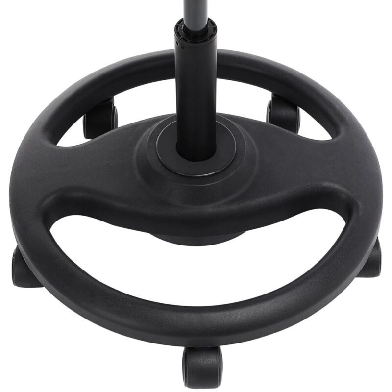 Bürohocker ergonomischer Arbeitshocker Rollhocker Drehstuhl Rollen SAM – Bild 7