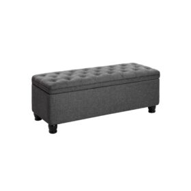 Sitzhocker mit Stauraum Sitzbank aufklappbar LIVENTO