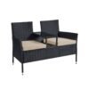 Gartenmöbel Balkonmöbel Polyrattan Bank Tisch Sofa SOFISTA