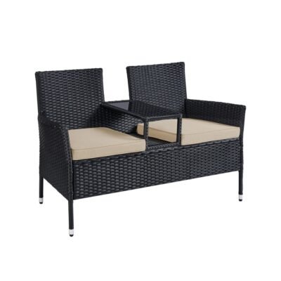 Gartenmöbel Balkonmöbel Polyrattan Bank Tisch Sofa SOFISTA