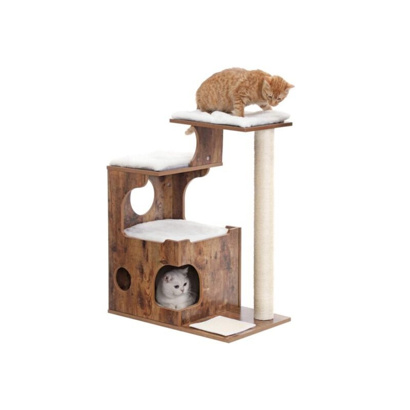 Kratzbaum 88cm Mittel Katzenbaum Höhle VESPER – Bild 2