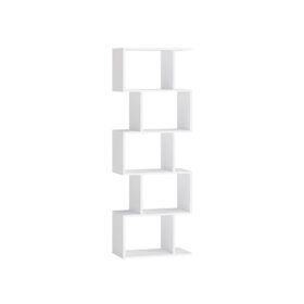 Bücherregal Regal Mit 5 Ebenen Standregal Büroregal OSIRIS