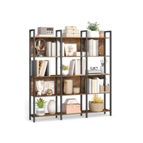 Bücherregal Küchenregal Standregal mit 5 offenen Regalebenen HORUS