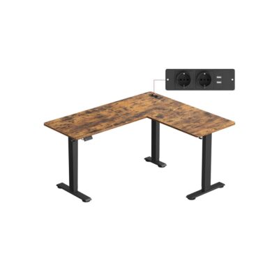 Höhenverstellbarer Schreibtisch elektrisch mit Ladestation SONIC